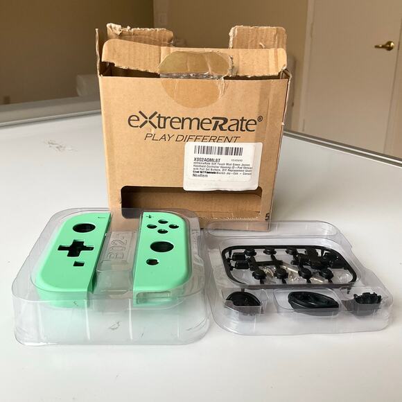 eXtremeRate Mint Green DIY Housing w Full Buttons for Joycon Handheld Controller - Picture 1 of 7